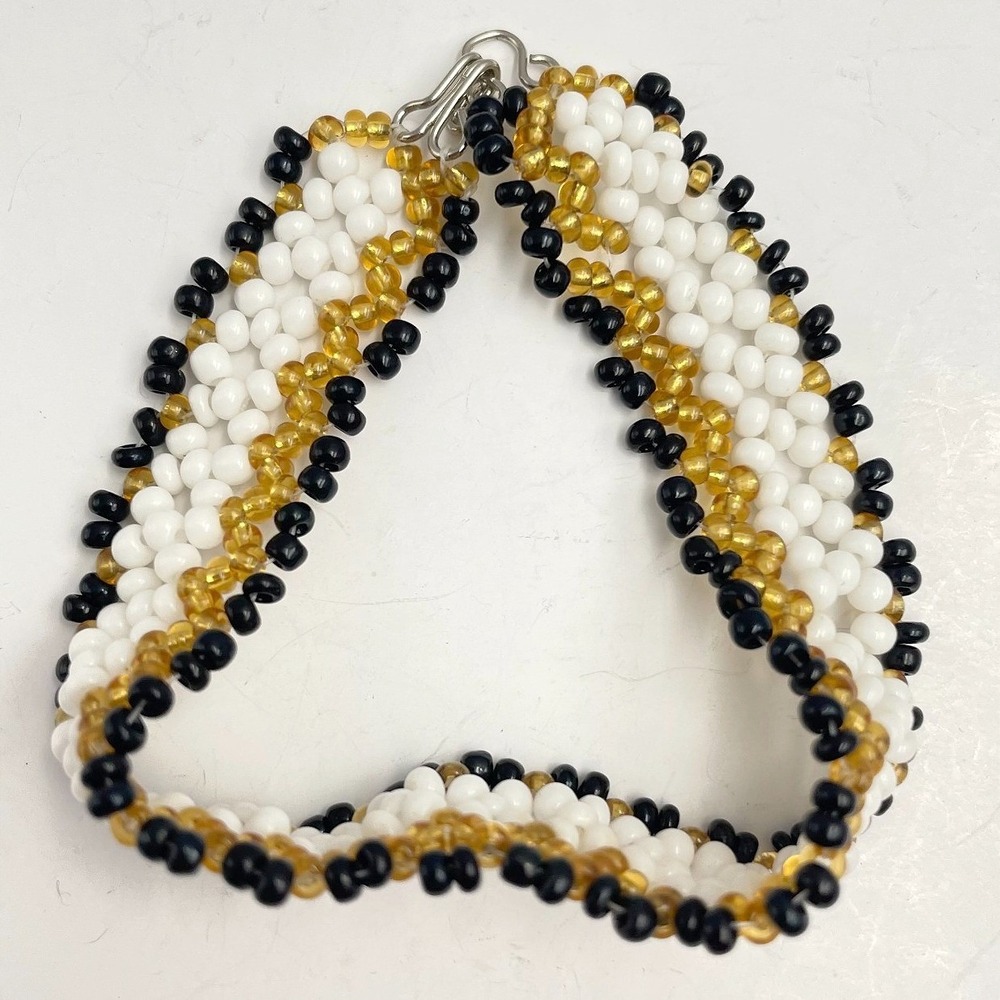 Vintage Y2K Seed Beaded Hand Bracelet Boho Women's Classic Fashion Jewelry Retro